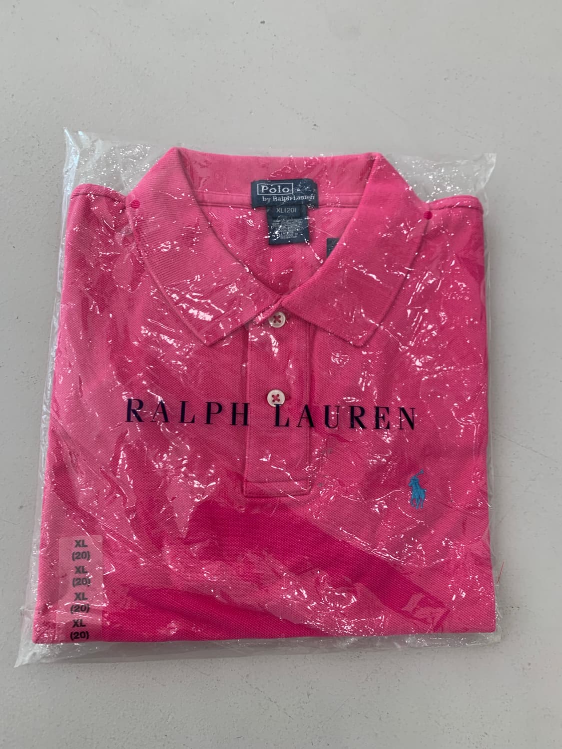 폴로 랄프로렌 보이즈 반팔 카라티 XL(20) 상품이미지4