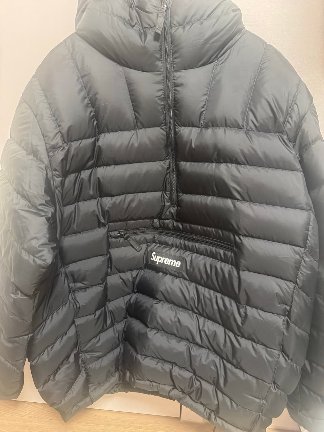 슈프림 마이크로 다운 하프 집 후드 풀오브 상품이미지1