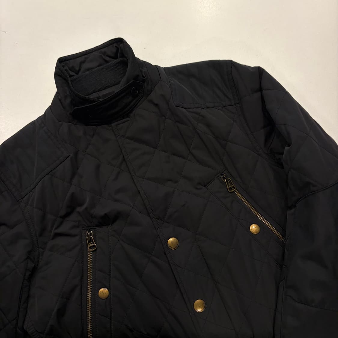 [S] 폴로랄프로렌 블랙 퀼팅 포켓 버튼 자켓 D490 상품이미지3