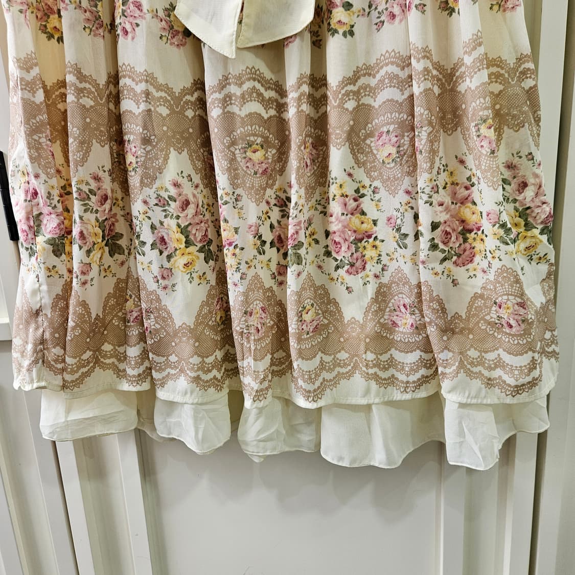 Axes Femme(엑시즈팜) 레이스 플라워 원피스 상품이미지5