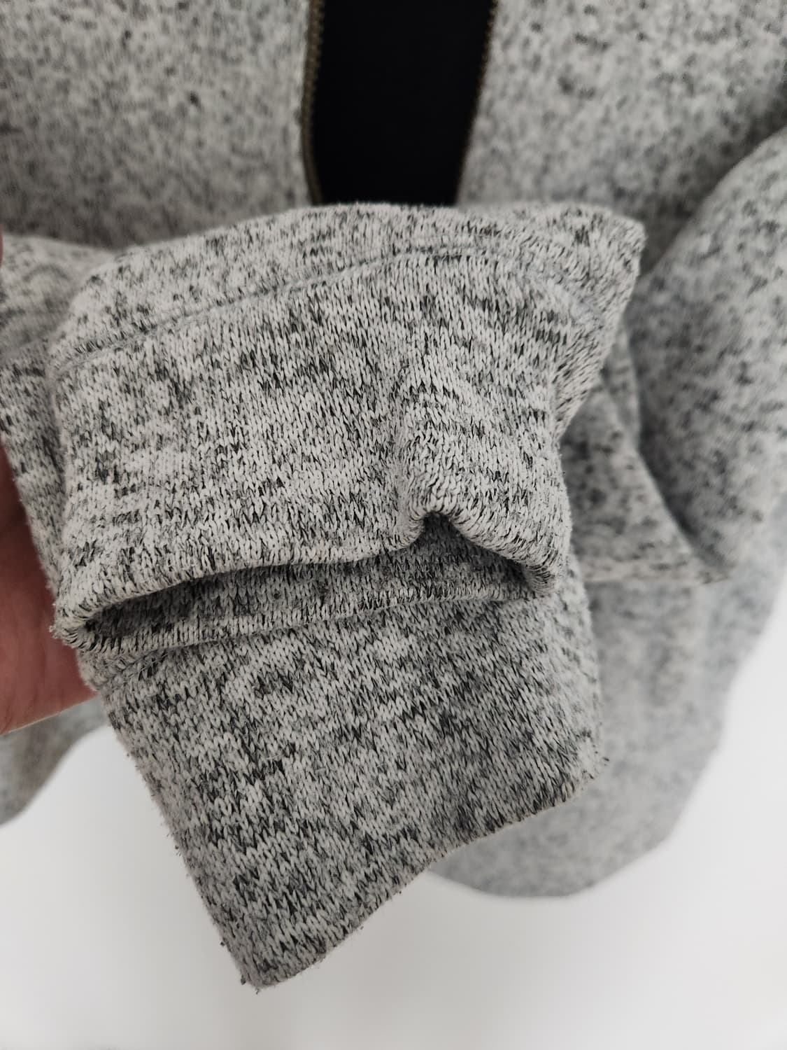 남자 양털 후드 집업 상품이미지4