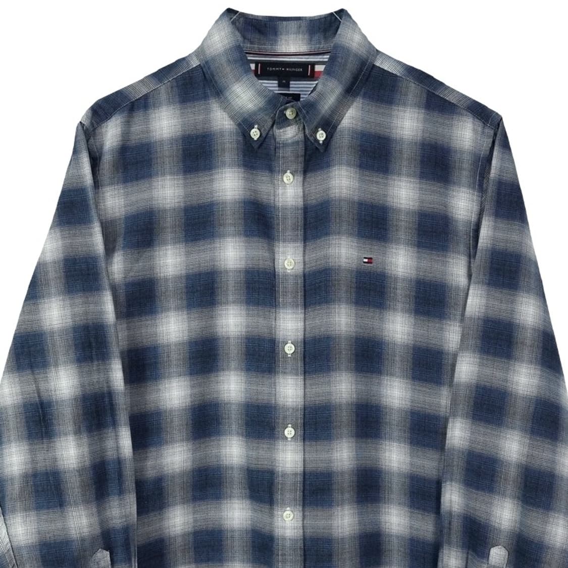 [타미힐피거] 타탄 로고 자수 체크 셔츠 M18603 상품이미지4
