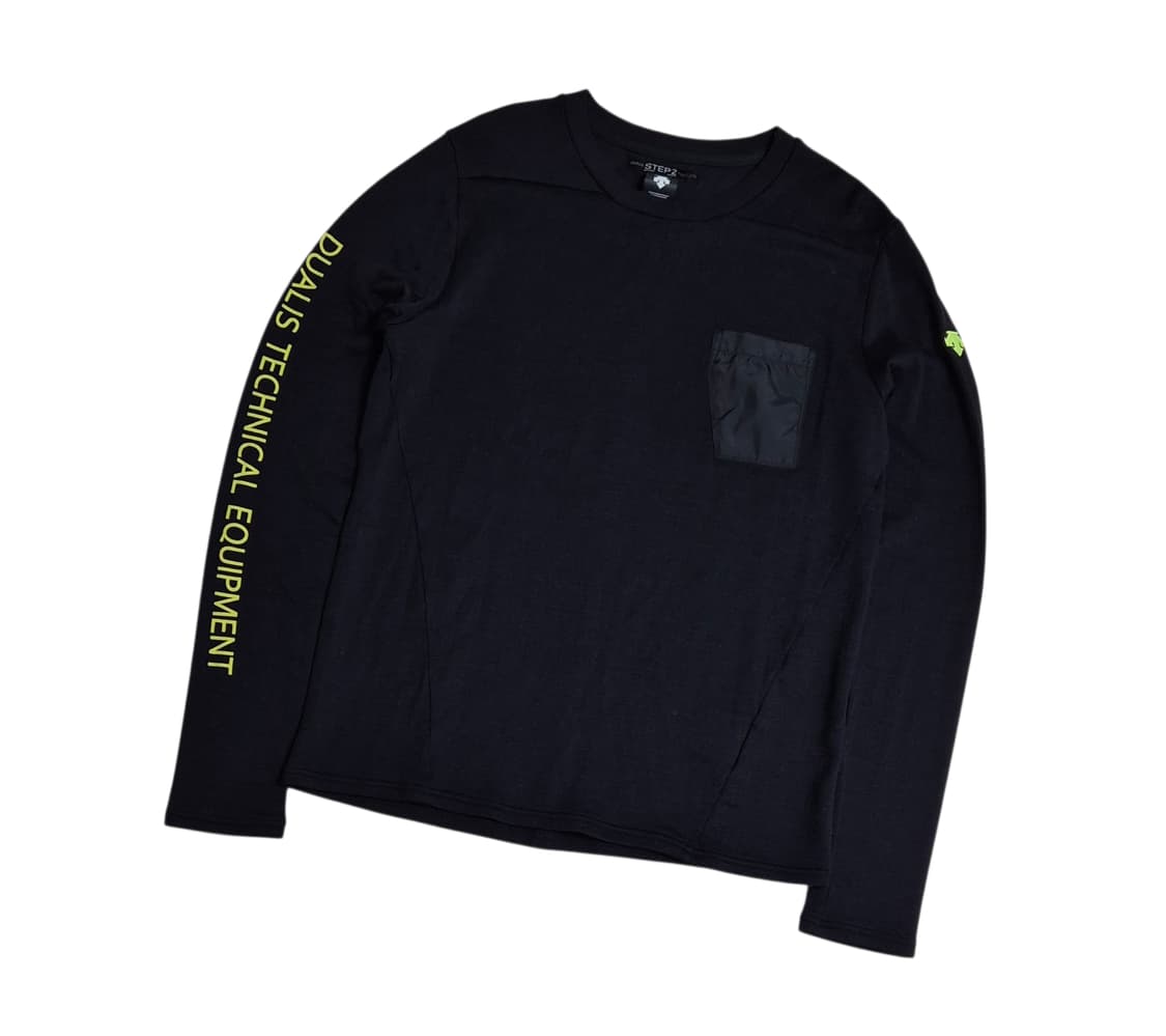 데상트 울 긴팔티 상품이미지1