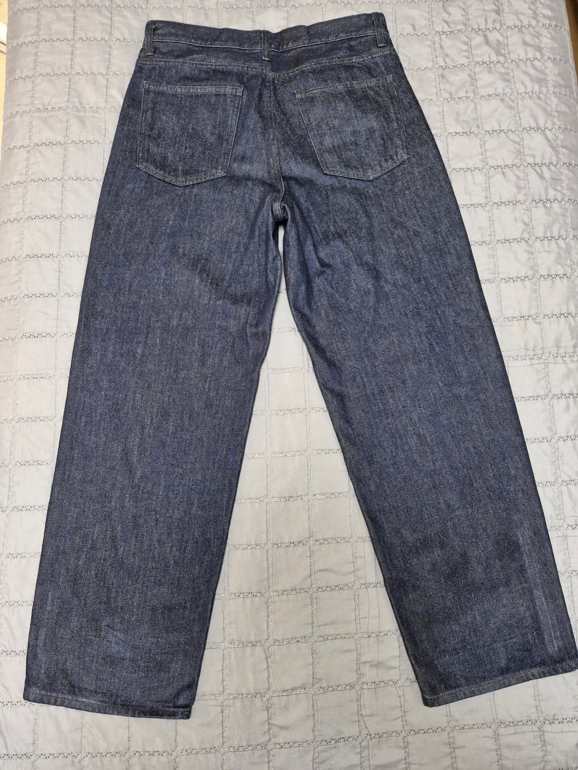 유니클로 와이드 스트레이트진 68blue 31사이즈 상품이미지3