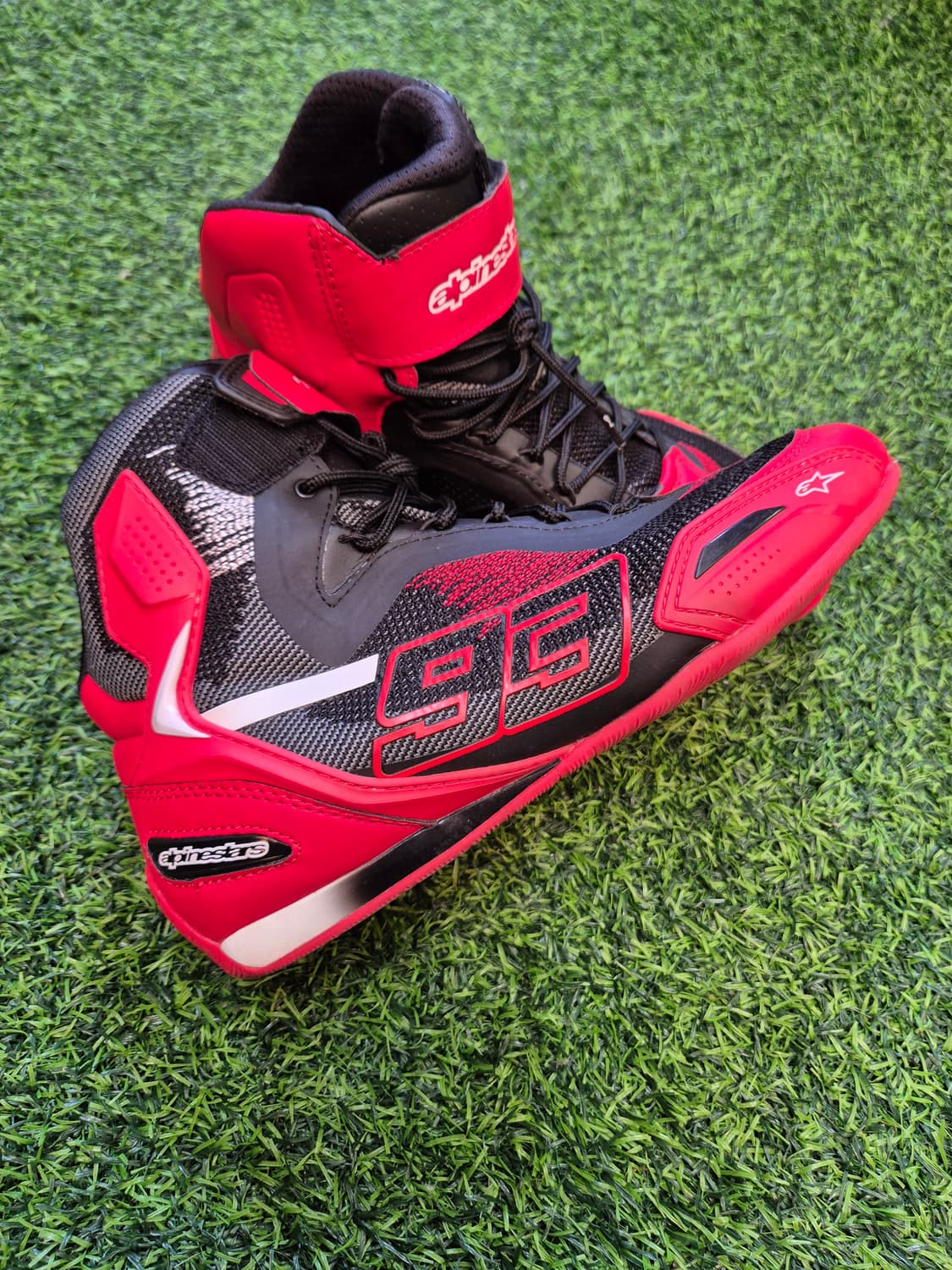 알파인스타 MM93 AUSTIN KNITED 라이딩슈즈 레드 270mm 상품이미지3