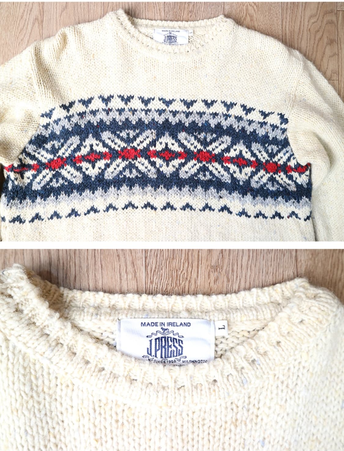 일본판 j press 제이프레스 울100% 아일랜드 니트

 상품이미지3