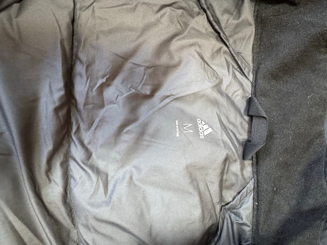 아디다스 3선 푸퍼 다운패딩 M 상품이미지6