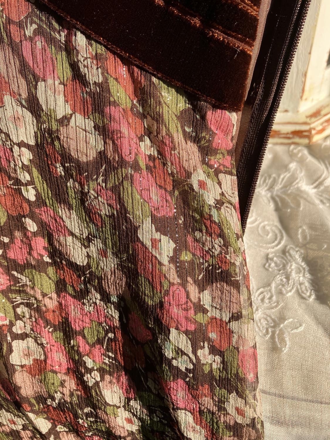 Primo Valore 앤틱 쉬폰 원피스 상품이미지8