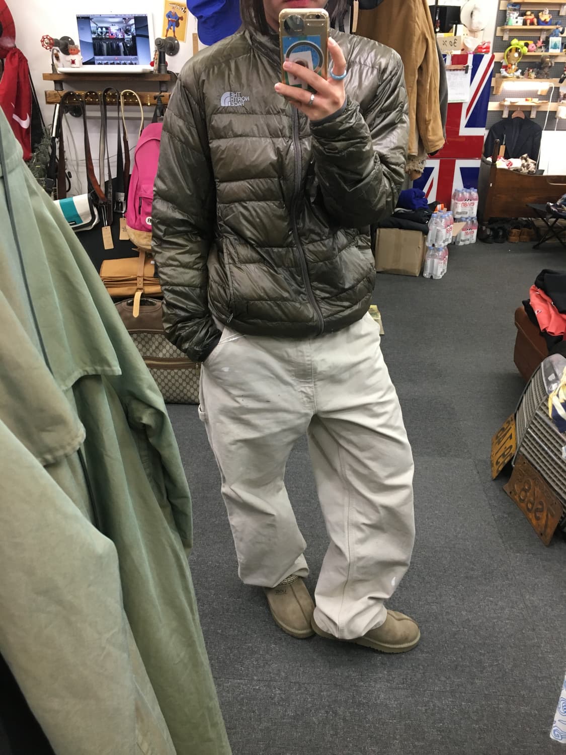 노스페이스 경량 다운 패딩 상품이미지1