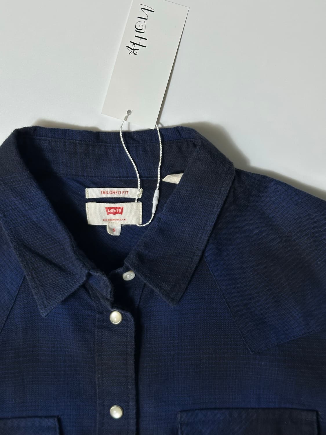 리바이스 네이비 버튼 셔츠  상품이미지7