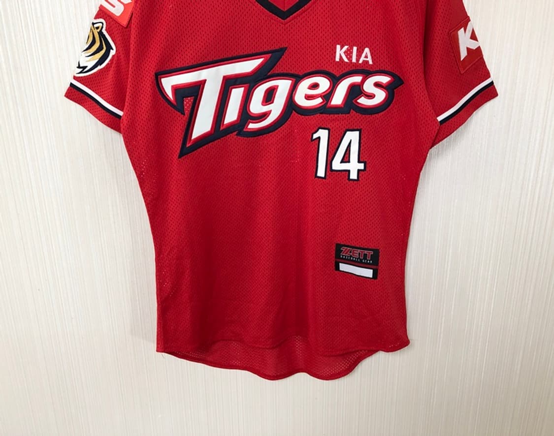 KBO 제트ZETT 기아타이거즈 올드어센틱 원정유니폼 90 #14 박경태 상품이미지3