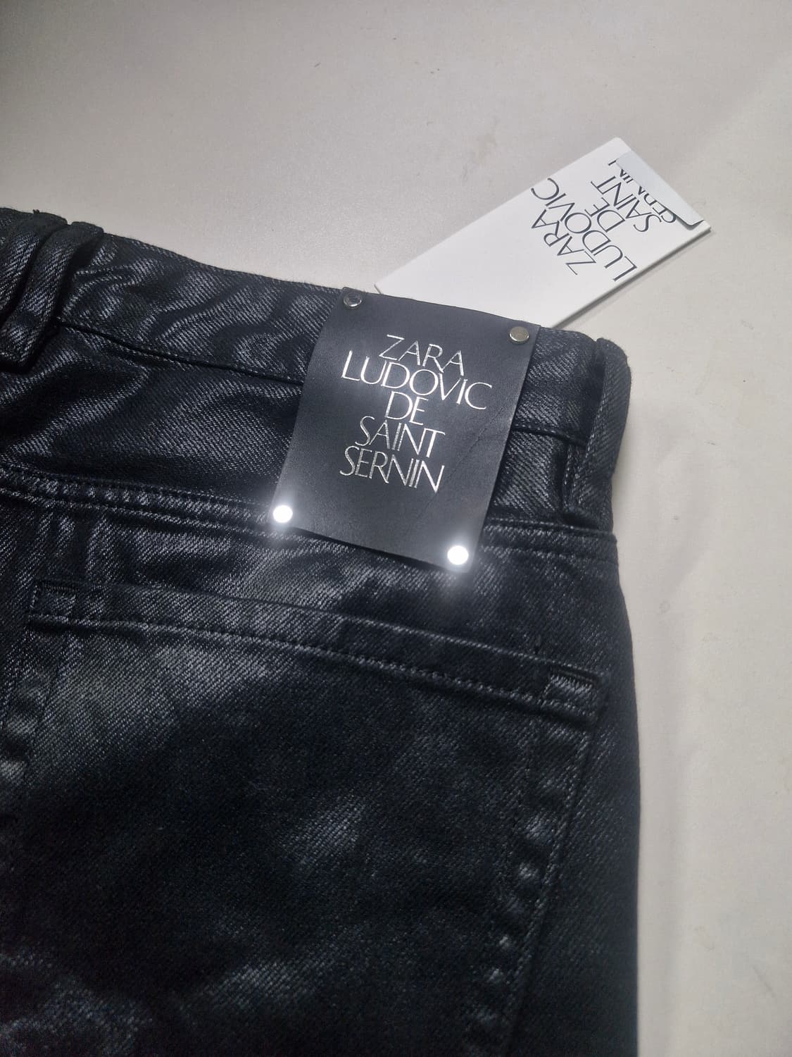 (미시착새상품) 자라 × 루도빅 드 생 세르넹 왁스 슬림핏진 32 상품이미지1