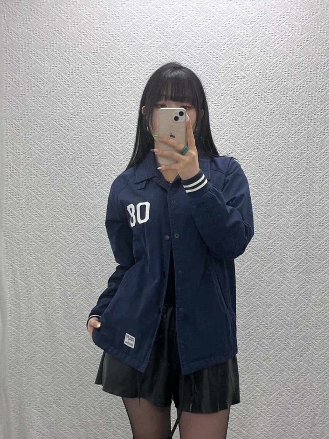 커버낫 올드스쿨 레트로 빈티지 바시티 자켓 M C09273 상품이미지2