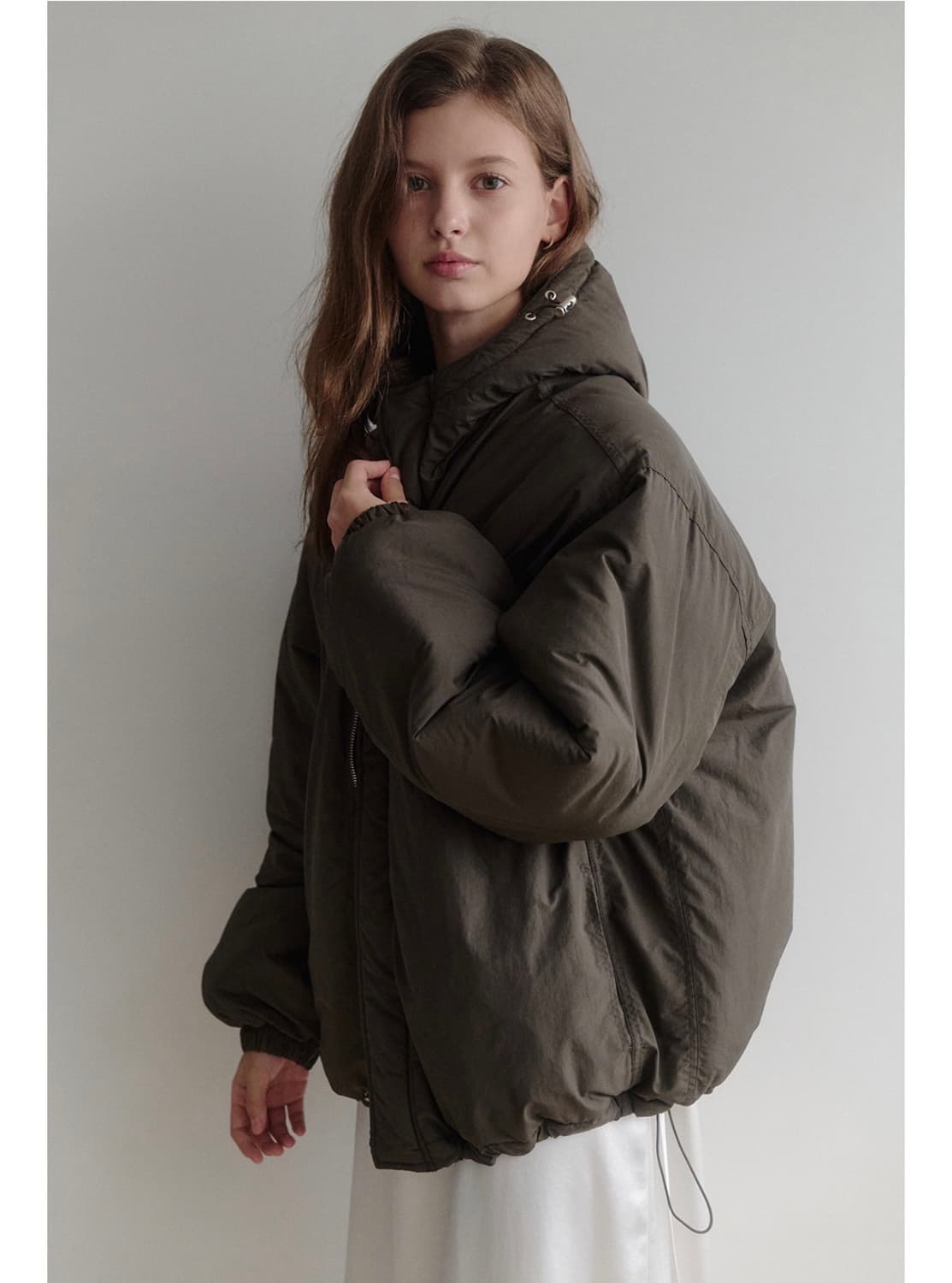 르나브 브라운 패딩 상품이미지2