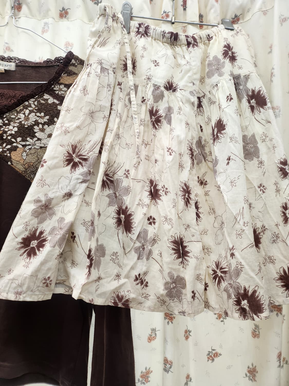 (지구샵) 얇은니트 스커트 2세트 상품이미지2