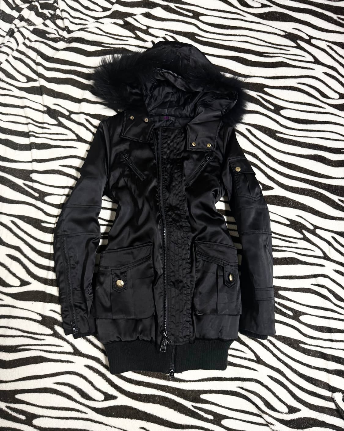 Mars gold botton fur puffer jacket 상품이미지2