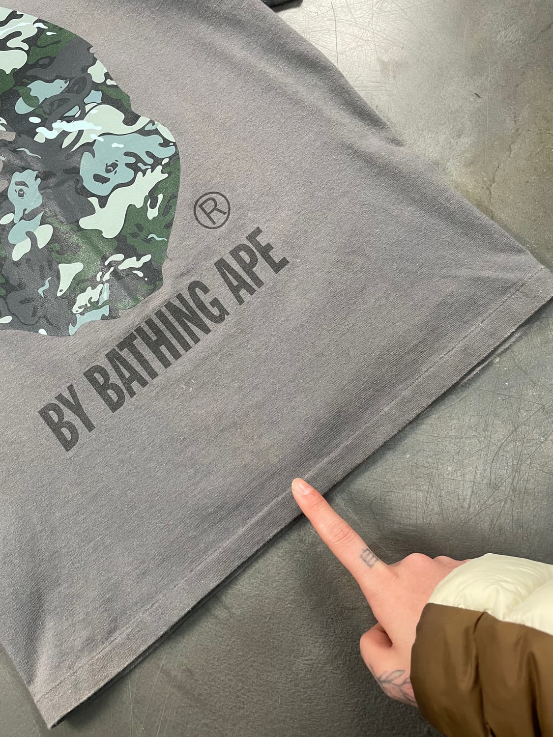 베이프 10꼬르소꼬모 사루 반팔 티셔츠 상품이미지4