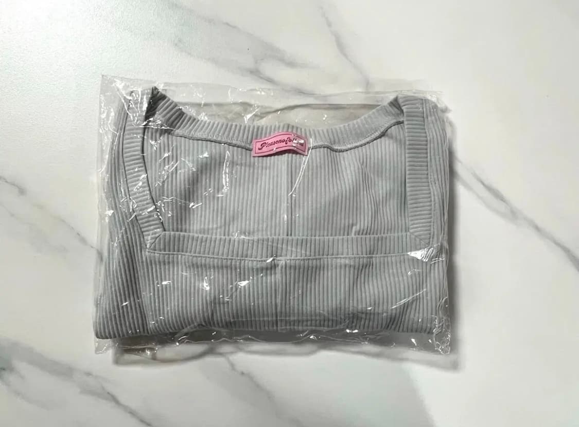 플리즈노팔로우 바비탑 스카이블루 새상품 상품이미지2