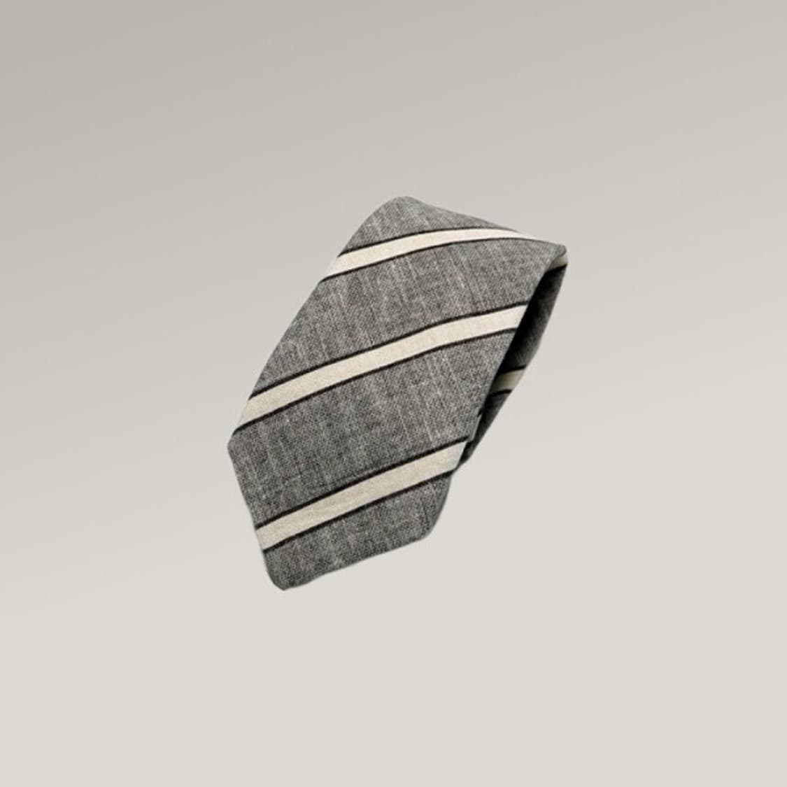 새상품 브루넬로 쿠치넬리 그레이 넥타이 상품이미지1