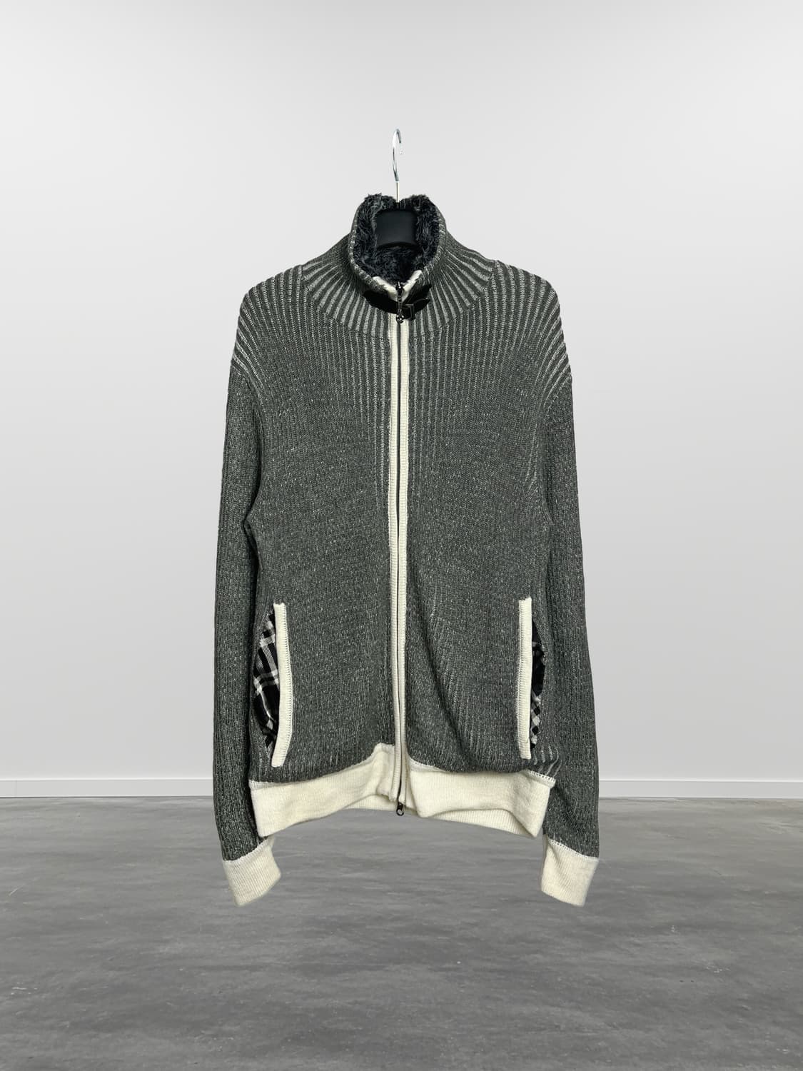 MALE & CO 니트 집업 상품이미지1