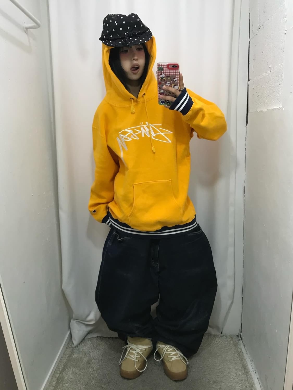 Stussy X Champion Collaboration Hoodie 상품이미지6