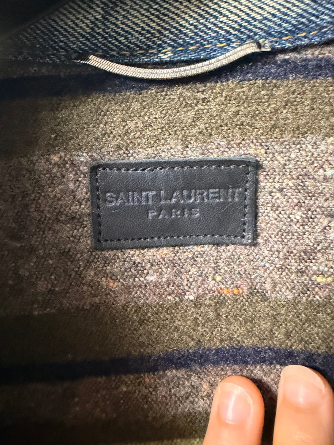 생로랑  trash denim destroyed jacket M 상품이미지4