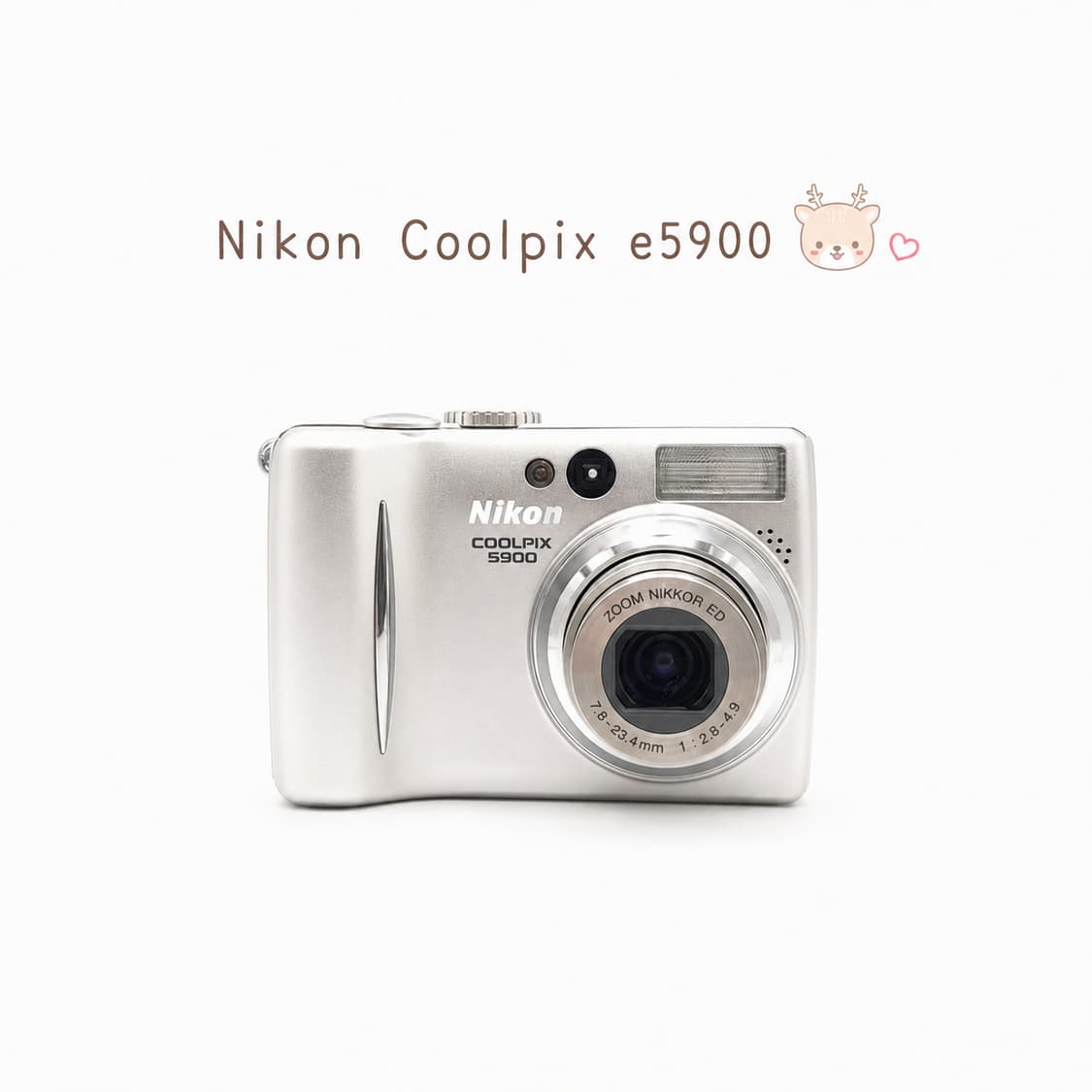 니콘 쿨픽스 5900 실버 ✨ 깨끗한 결과물, 데일리 감성 디카 💕 상품이미지1