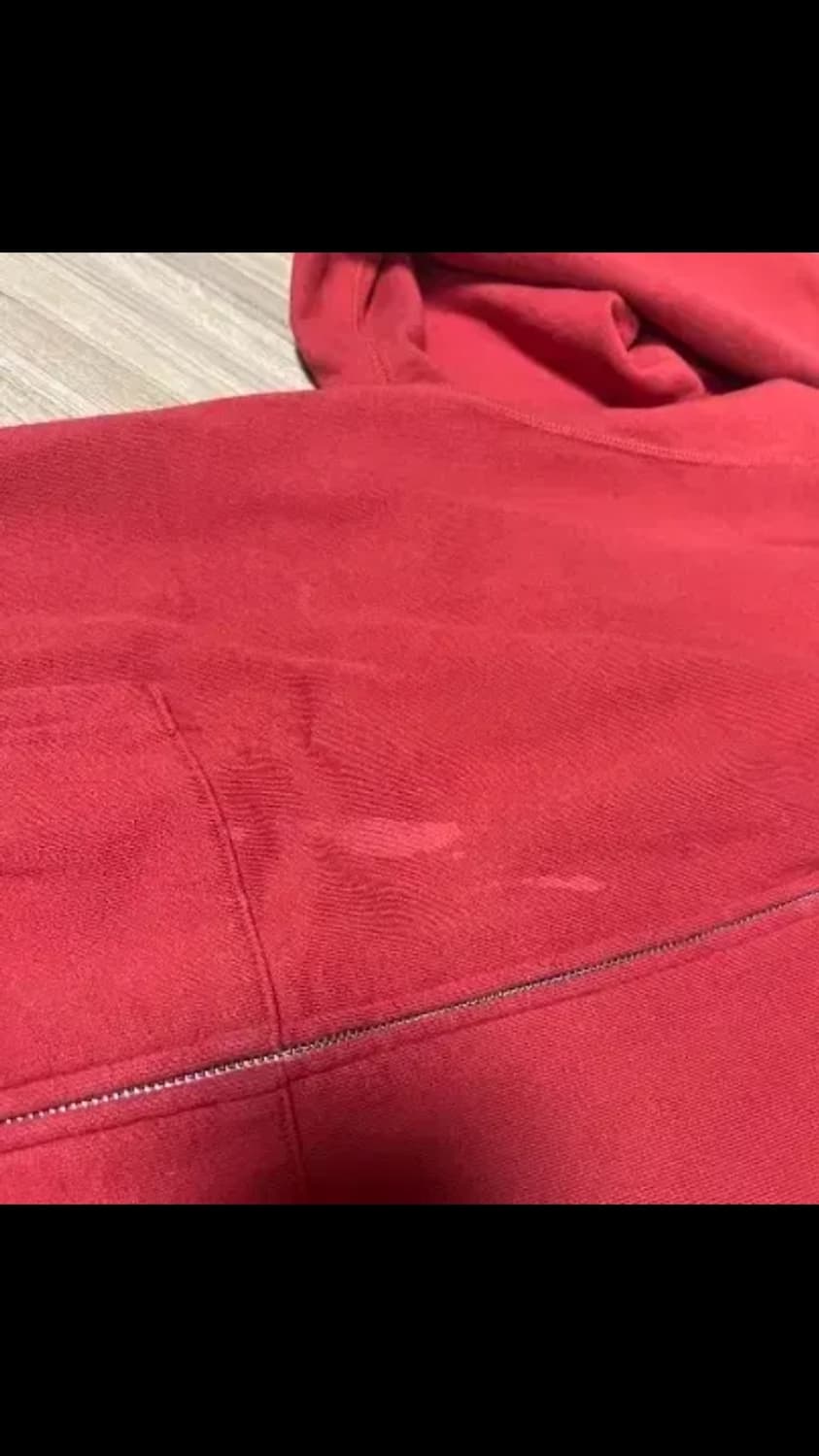 베이프 샤크 후드집업 레드 XL 상품이미지5