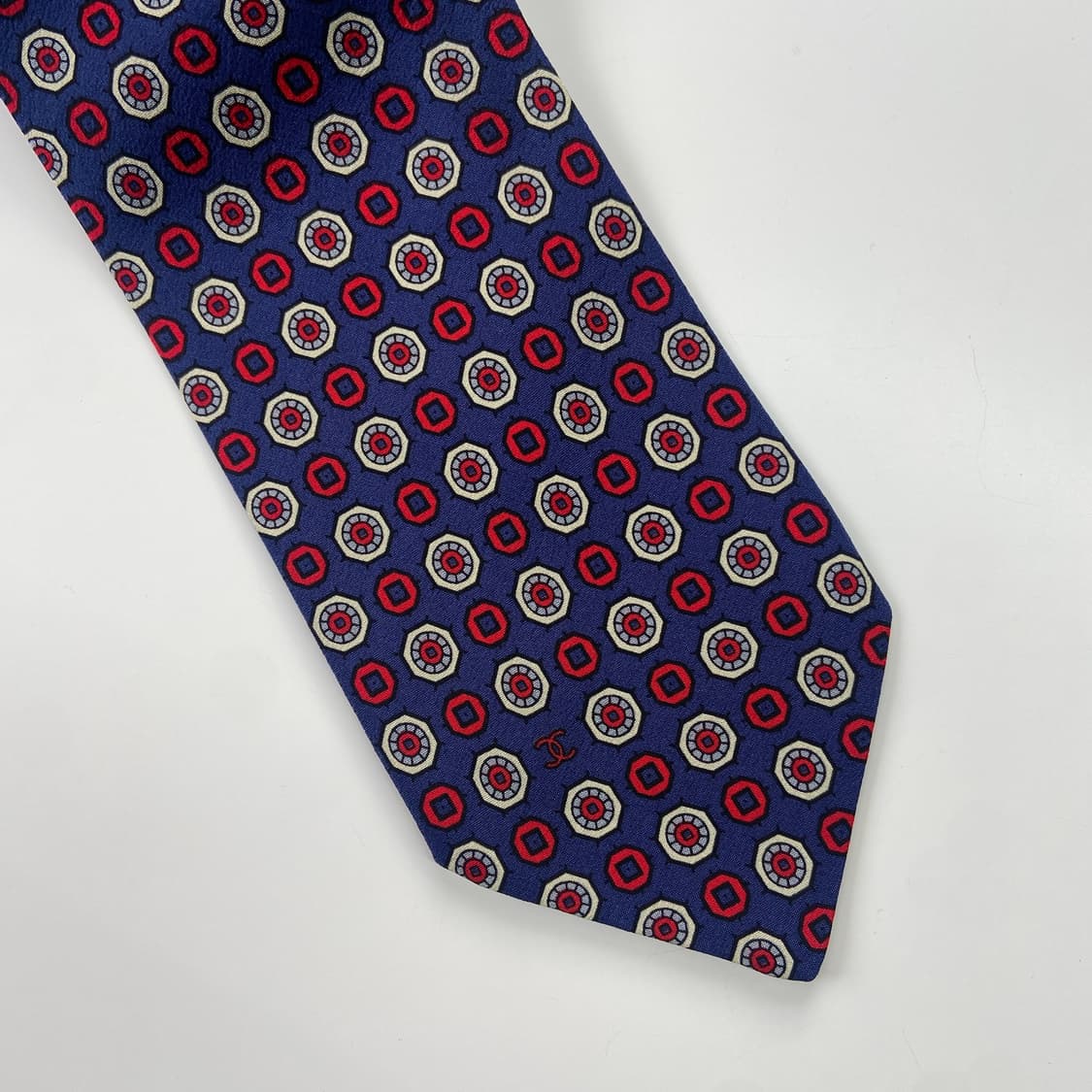 샤넬(CHANEL) 심플로고 명품 정품 넥타이8cm 상품이미지7