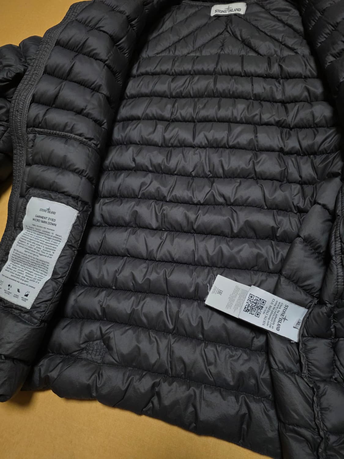 스톤아일랜드 가먼트다이드 경량패딩xl  상품이미지4
