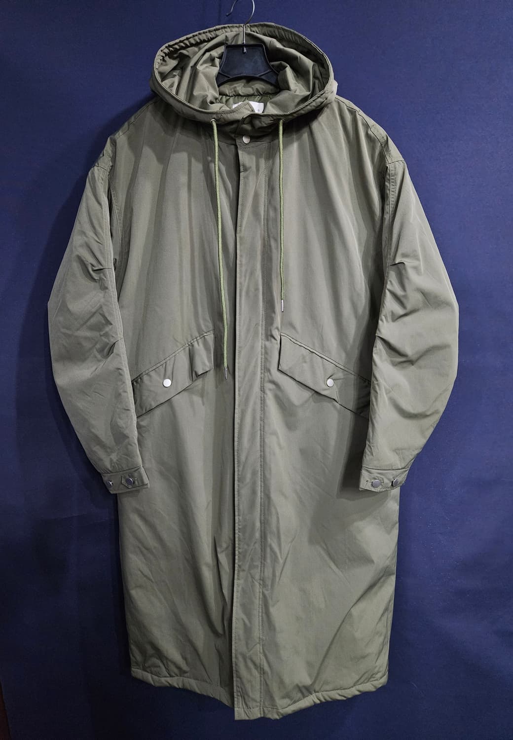 SCENT 카키컬러 남성 오버핏 100~105 롱 야상점퍼  상품이미지1