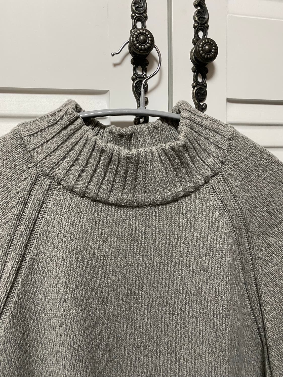 산산기어 니트 스너그 세이지 컬러 상품이미지2