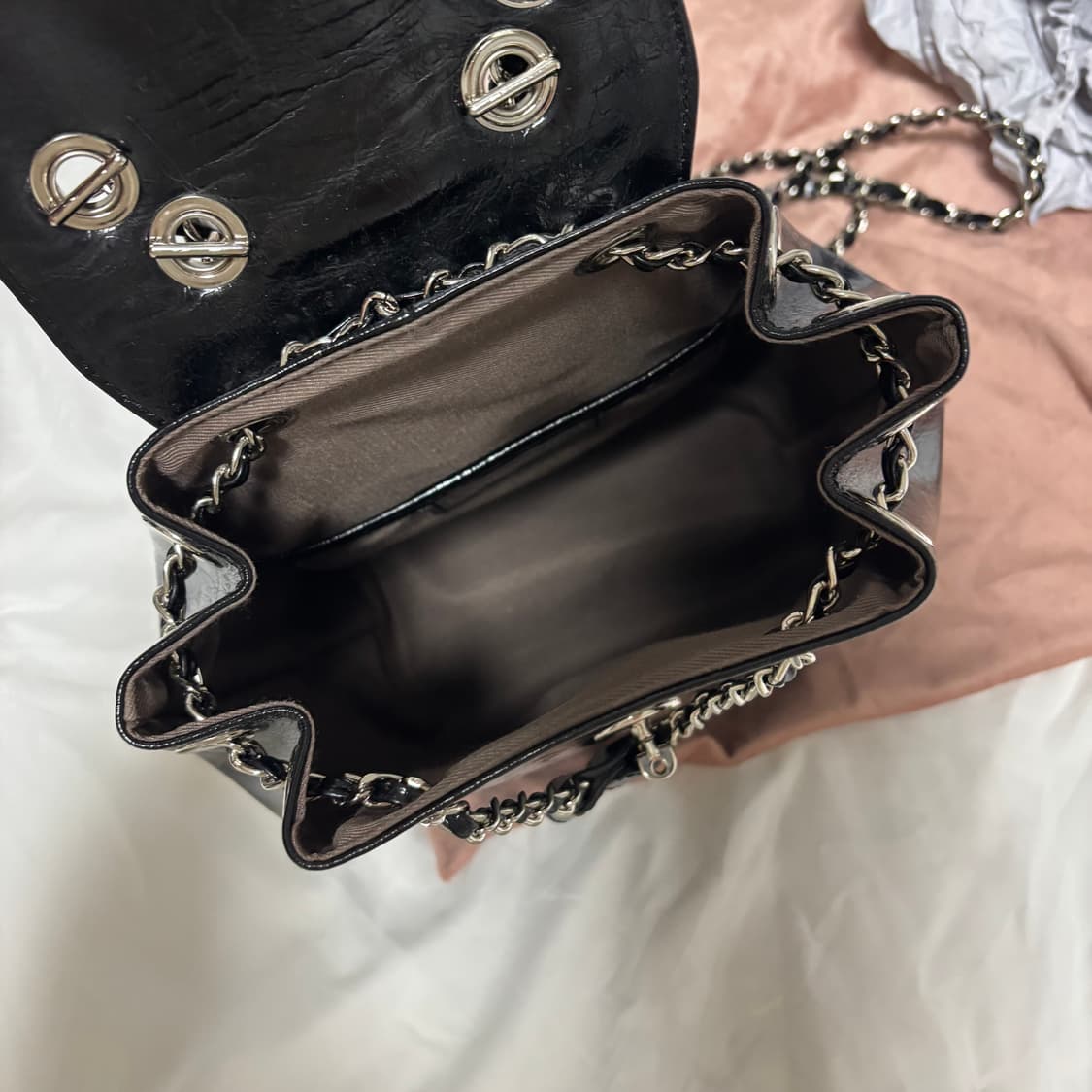 카디널레드 하우아 체인 백팩 가방 상품이미지5