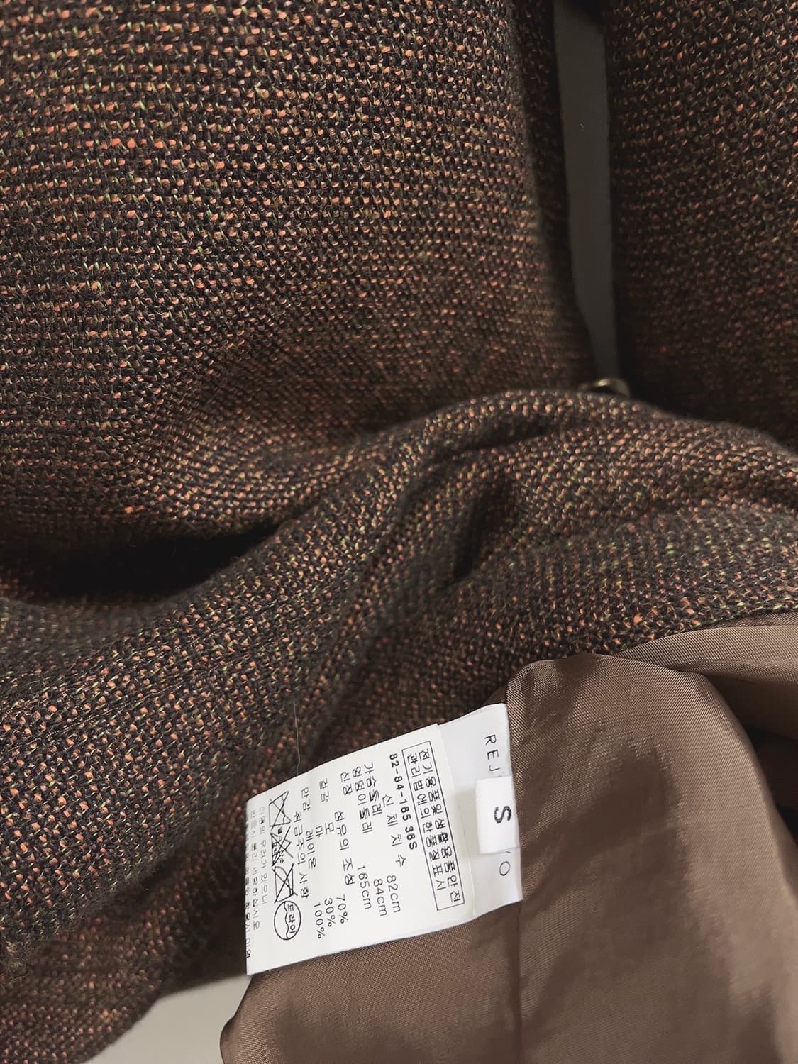 레지나표 벨티드 버진 울 린넨 원피스 상품이미지9