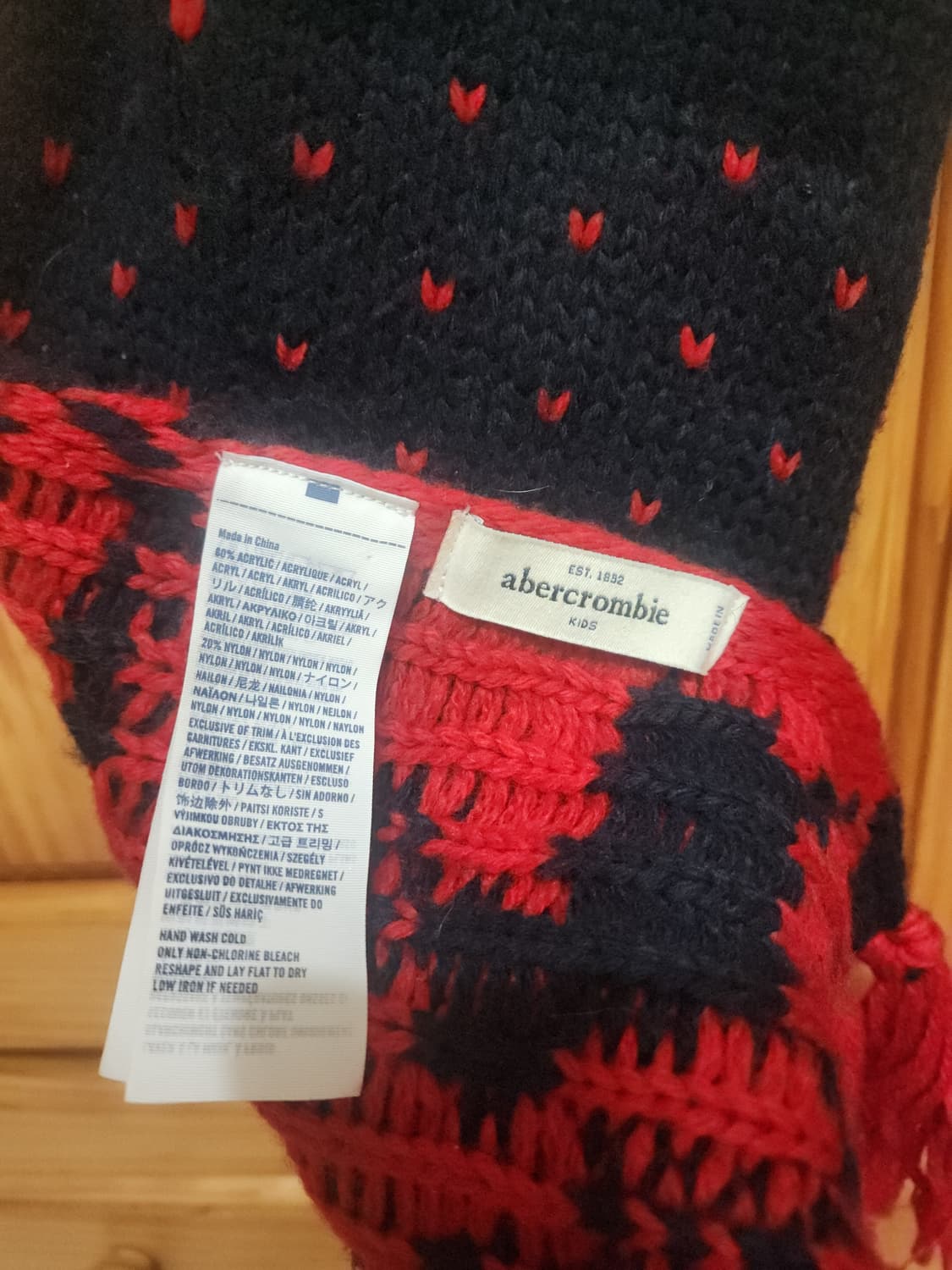 아베크로비 니트 머플러 상품이미지2