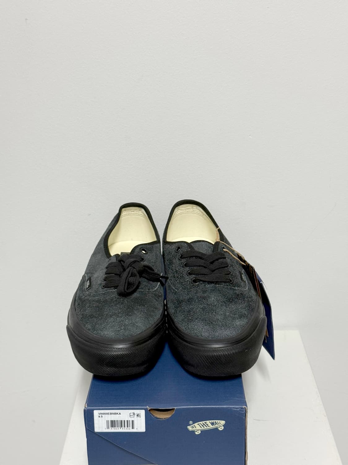 [275] 반스 프리미엄 어센틱 44 LX 롱헤어리 스웨이드 블랙  상품이미지2