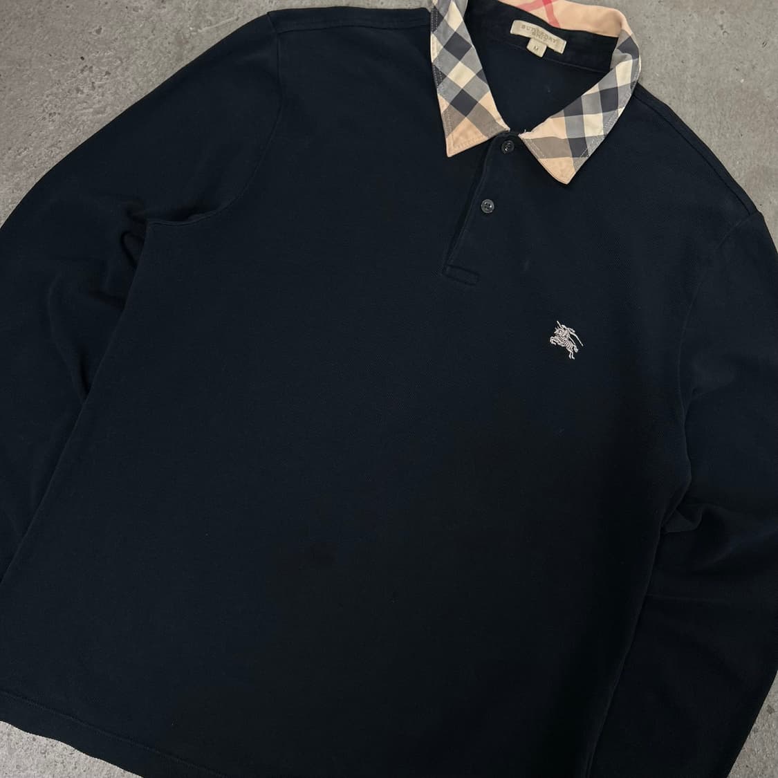 버버리 카라 긴팔티[1508] 상품이미지4