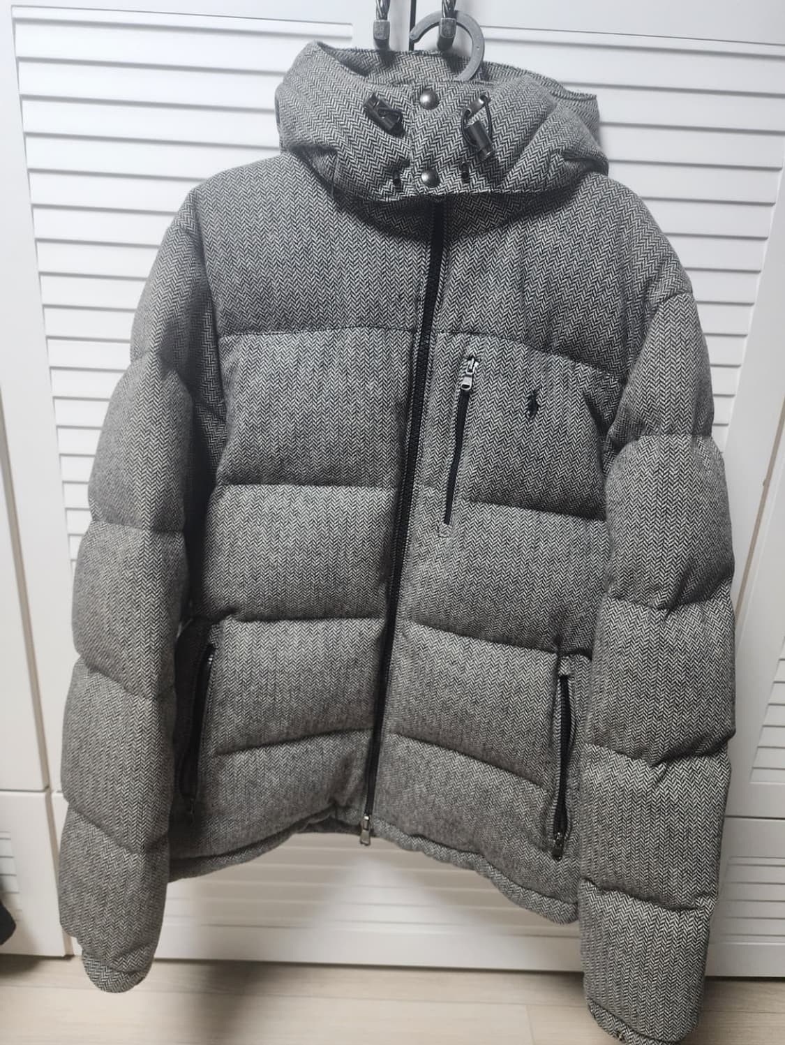 폴로 울블렌드 헤링본 패딩 상품이미지2