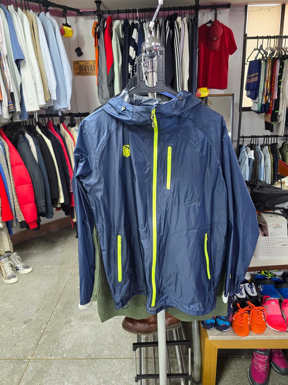 파리게이츠 바람막이 후드집업 네이비 (1376) 상품이미지1