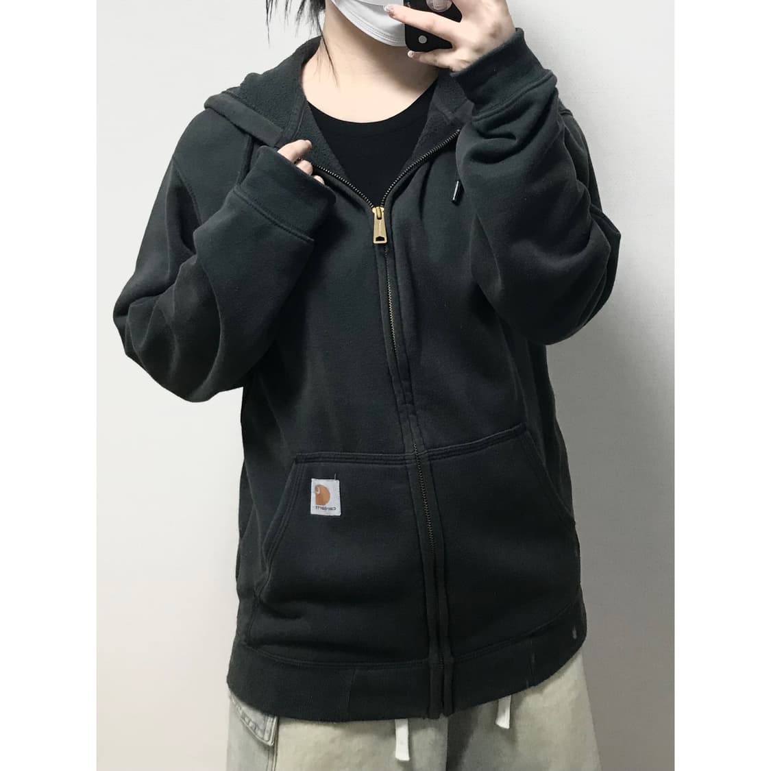 칼하트 트레이닝 후드집업 S 상품이미지1