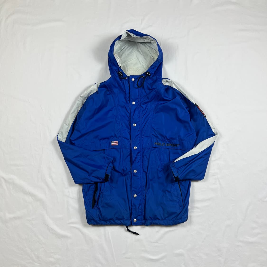 90‘s 폴로스포츠 polo sport p 로고 후드 바람막이 자켓 상품이미지1