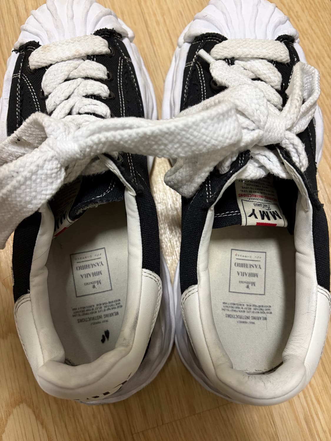 (41) 메종 미하라 야스히로 블레이키 OG 솔 캔버스 로우탑 스니커즈 상품이미지2