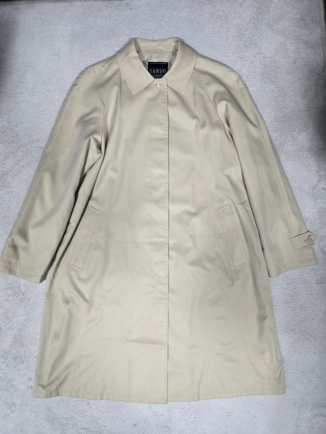 Sanyo 산요 트렌치 롱 코트 11AR 상품이미지2
