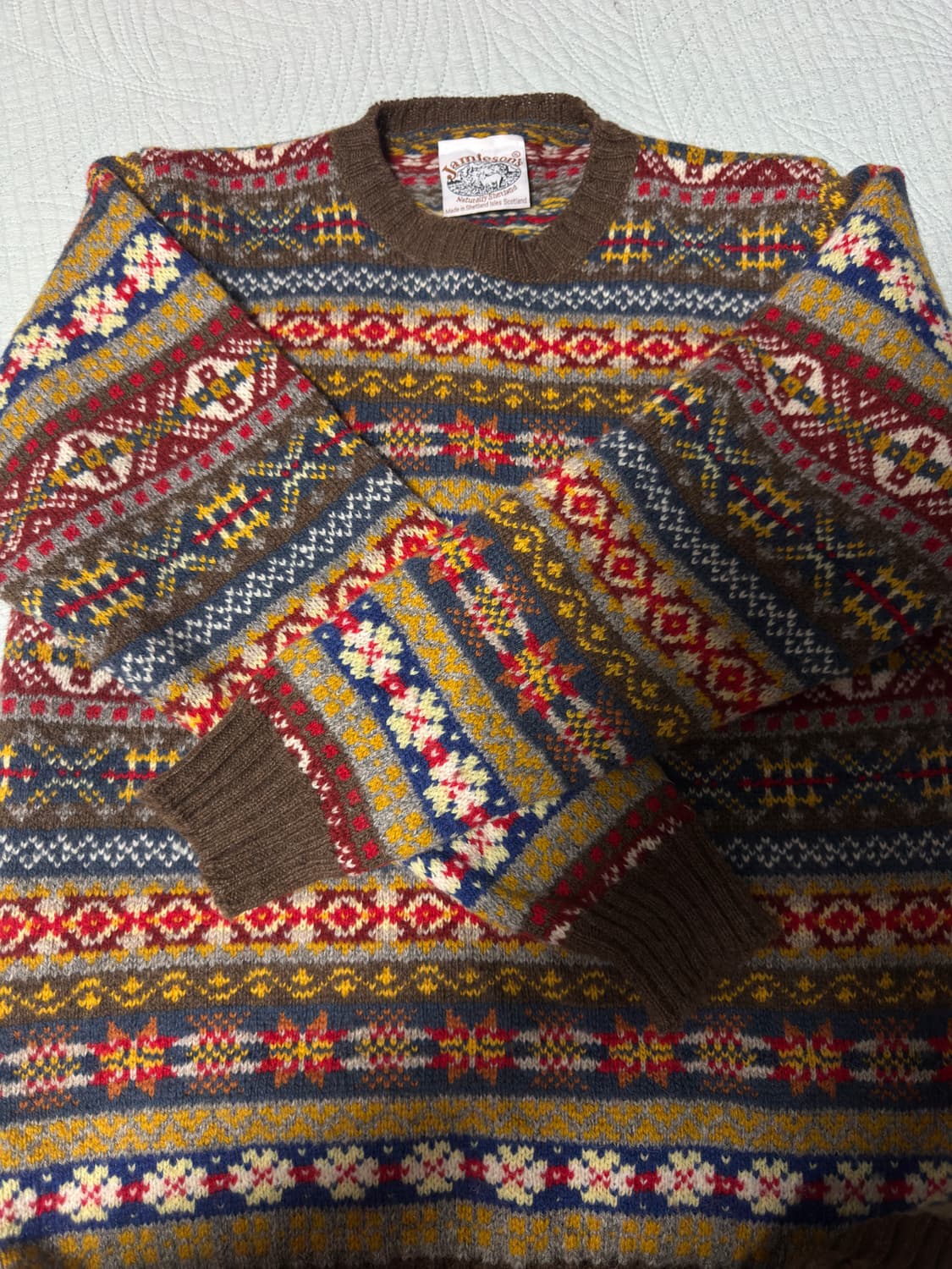 제이미슨스 페어아일 니트 XL 상품이미지3