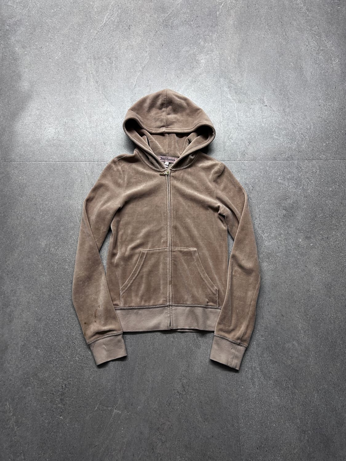 쥬시 꾸뛰르 러브 하와이 벨루어 후드 집업 상품이미지5