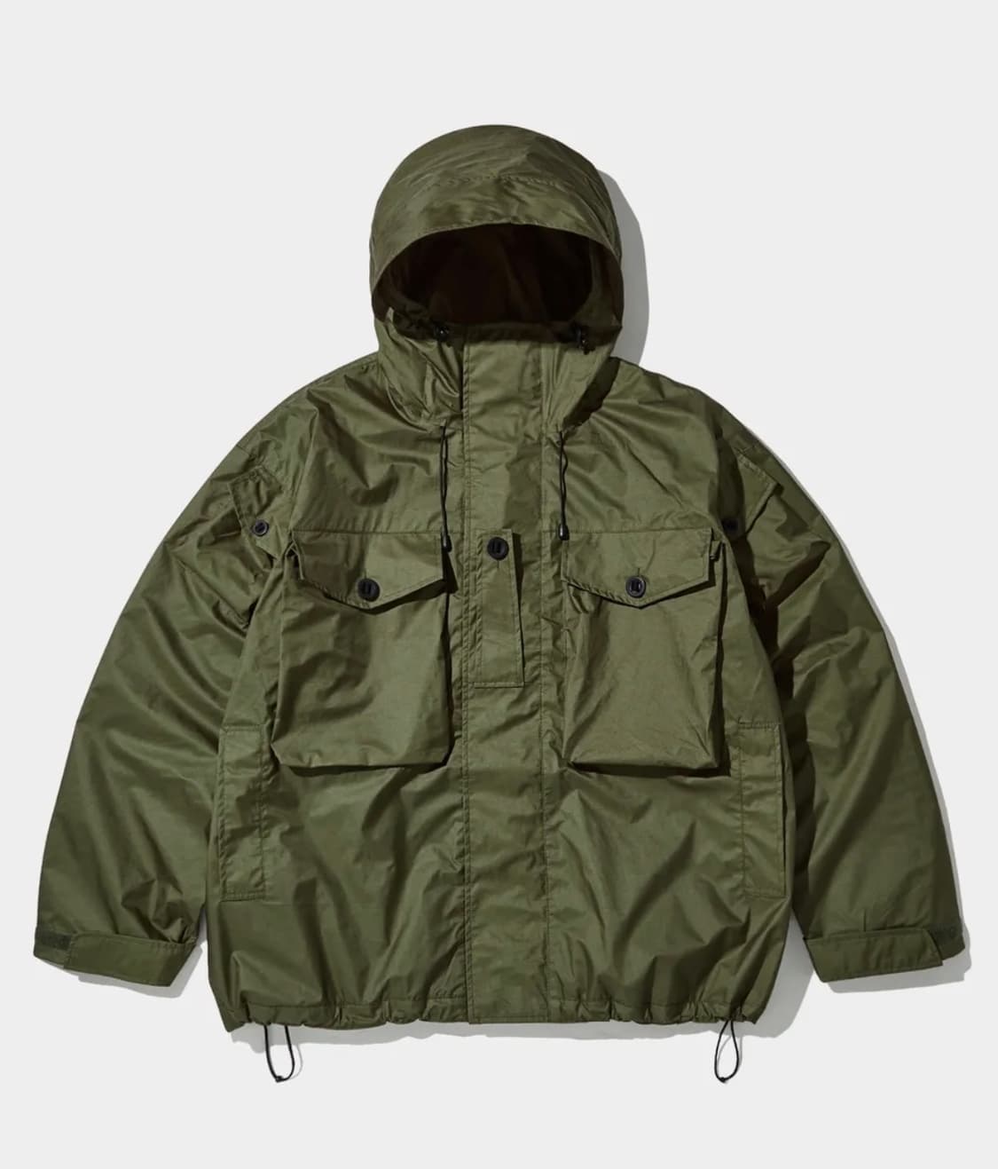 아웃스탠딩 3레이어 컴뱃 포켓파카(블랙/올리브/브릭) 상품이미지1