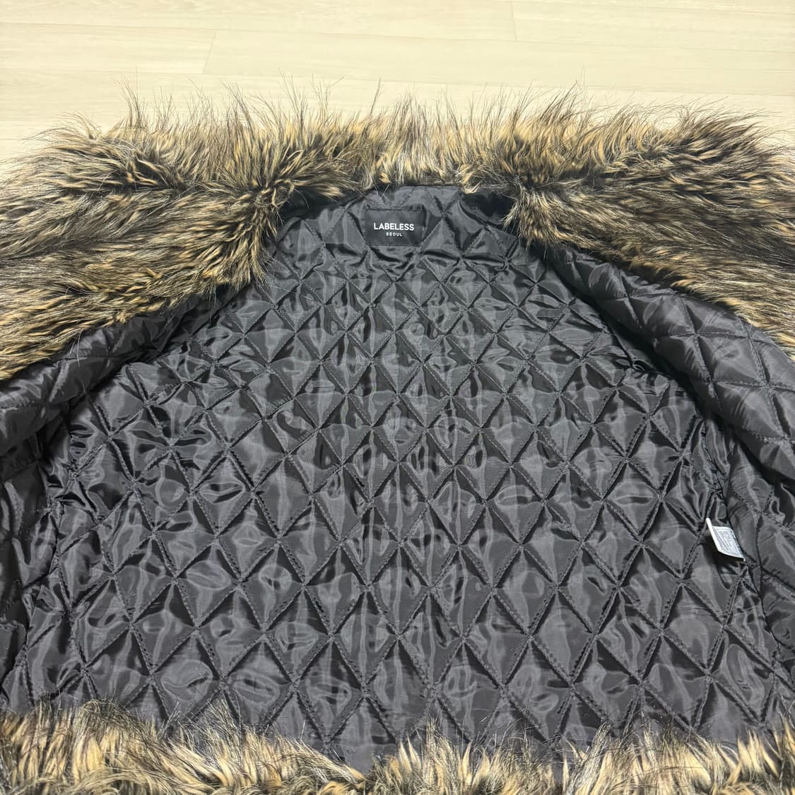 [Labeless] brown fur jacket 상품이미지4