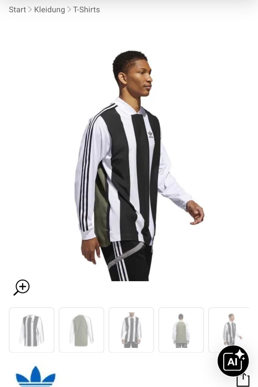 아디다스 b사이드 스트라이프 긴팔티셔츠 상품이미지6