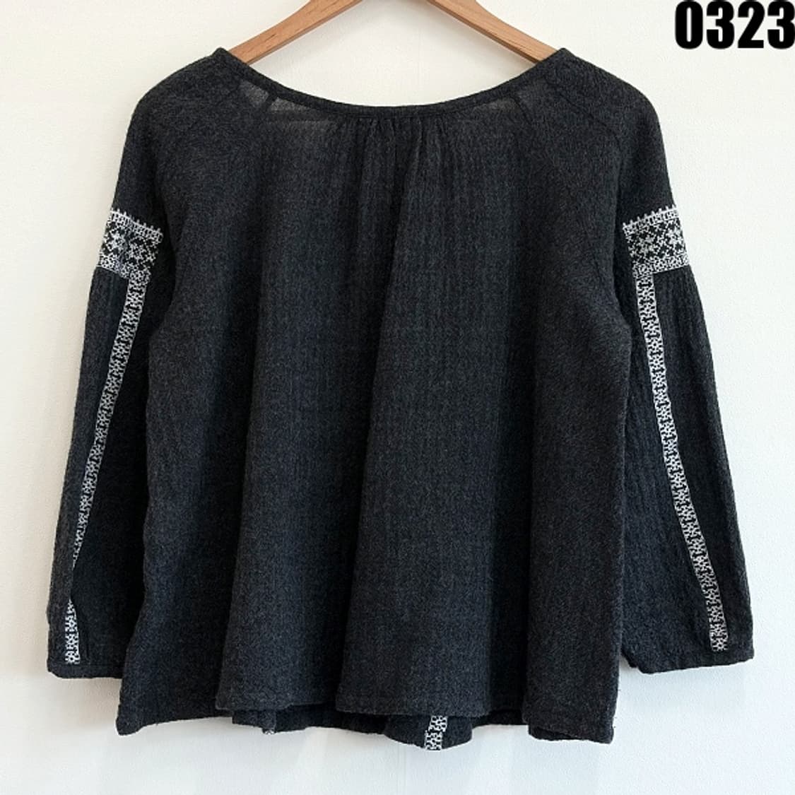 저널 스탠다드 울 자수 블라우스 니트 M 0323 상품이미지8