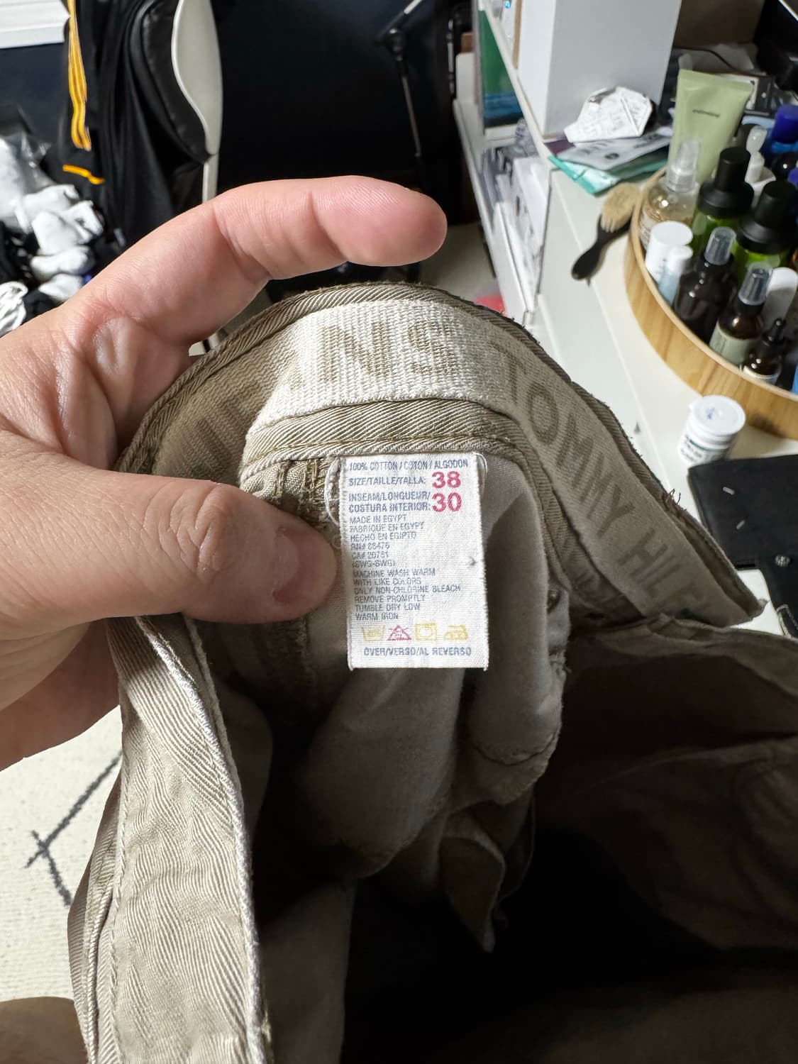 타미힐피거 베이지 팬츠 카고바지 상품이미지9